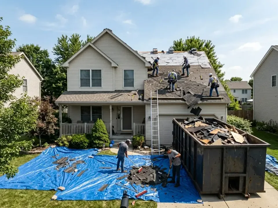 roof-replacement-debris-remova-004 — frequently asked questions, Cheapest Dumpster Rentals in Shelbyville, IL